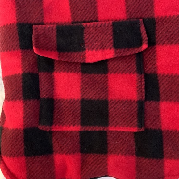 2/$20 Scenereal Med Buffalo Plaid Dog Jacket - Picture 2 of 10